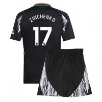 Camisa de Futebol Arsenal Oleksandr Zinchenko #17 Equipamento Secundário Infantil 2024-25 Manga Curta (+ Calças curtas)